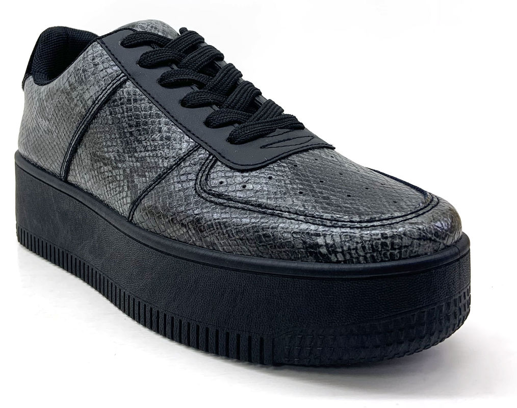 Sapatos de plataforma casual de moda para mulheres com cor preta, branca, vermelha