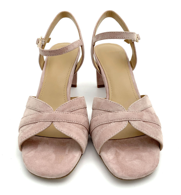 Pés abertos Sandalias de salto alto Feminino Tipo de fecho de fivela Com decoração de strass