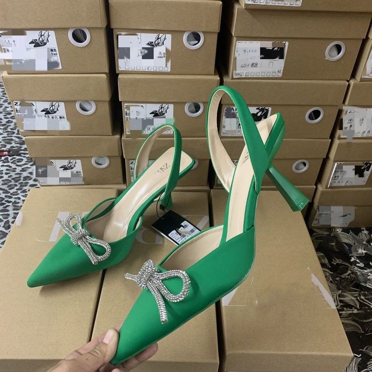 Sandais de salto alto para mulheres personalizados com cor branca vermelha azul