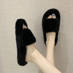 Slip On Type Summer Slides Mulheres com dedos abertos Estilo e conforto