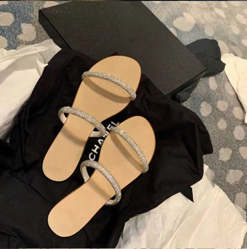 Sandalias Flat Summer com Fivela Tipo de fechamento