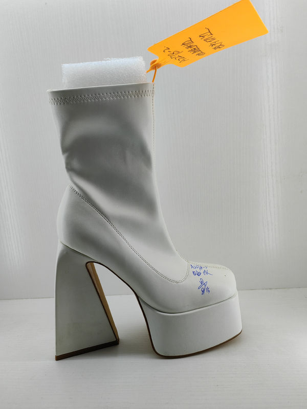 Estilo elegante Botas altas femininas com fechamento para o outono e inverno